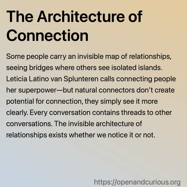 The Architecture of Connection