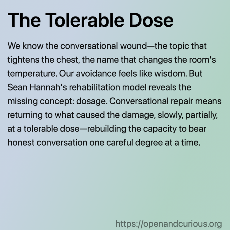 The Tolerable Dose