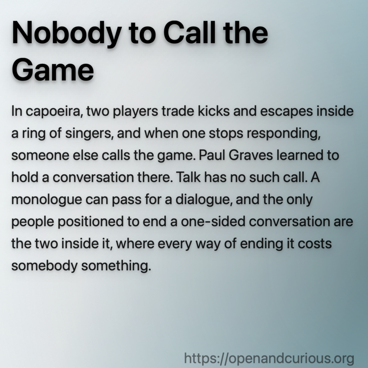 Nobody to Call the Game